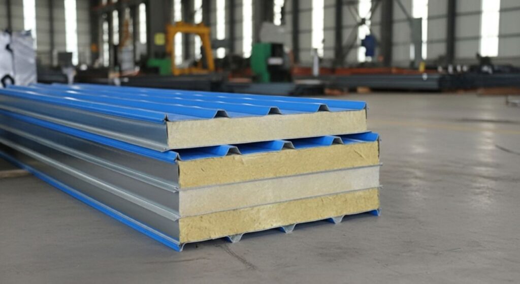 Sandviç Panel Sac Kalınlığı 0.30mm - 0.80mm Seçenekleri