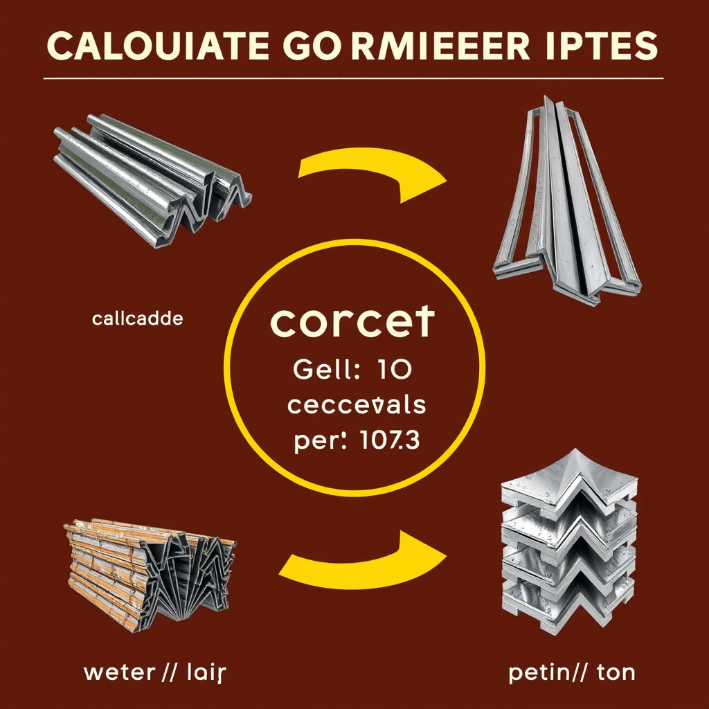 Köşebent Demir m2 ve Ton Maliyet Hesaplama